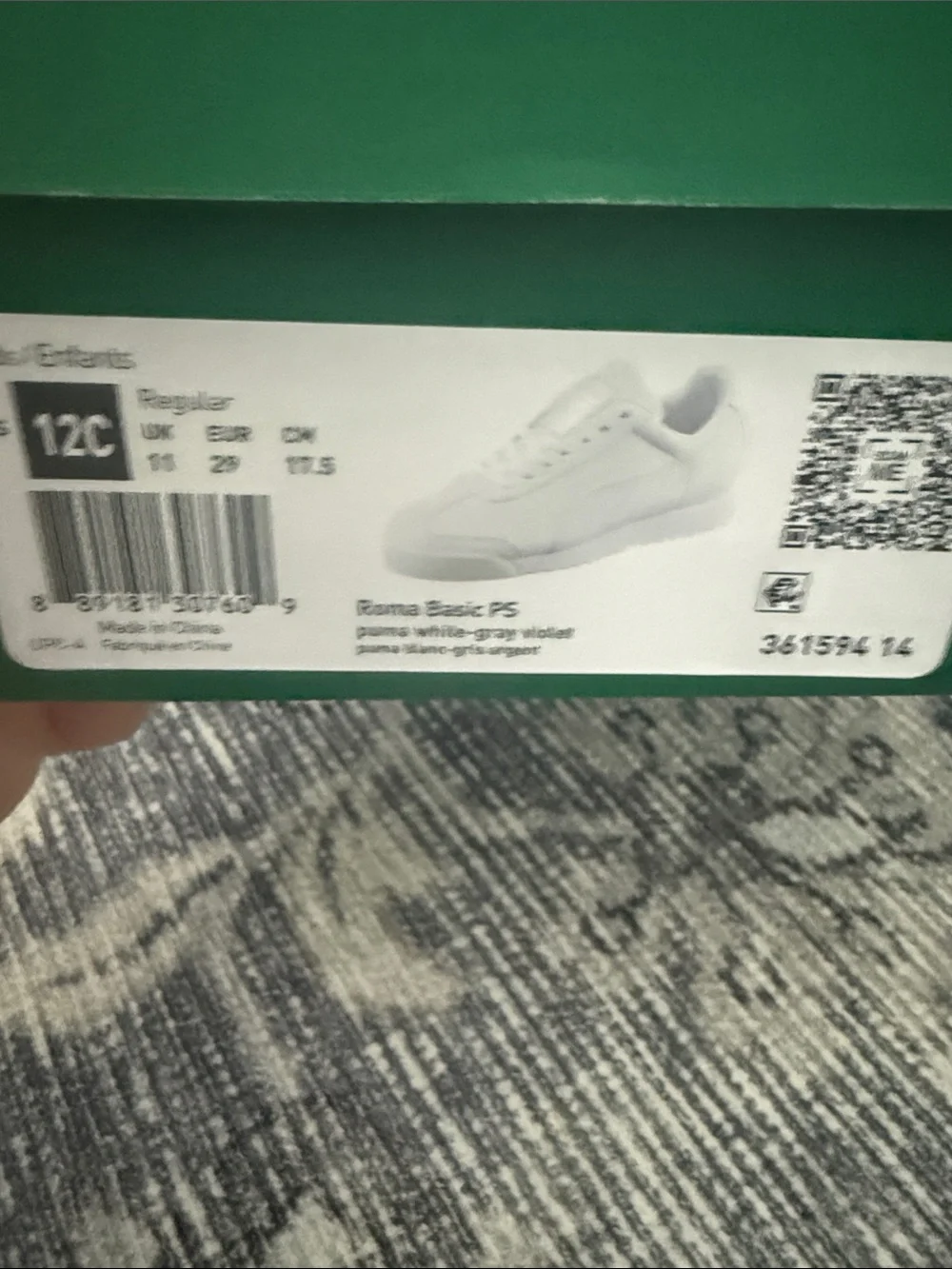 Puma Kids White Platform Lace-Up Sneakers